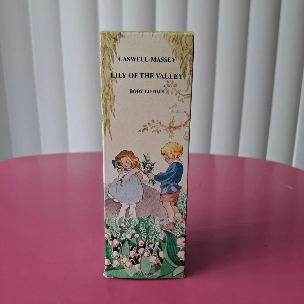Caswell-Massey Lily of the Valley Body Lotion 8.2 oz Vintage Pump Bottle New Box